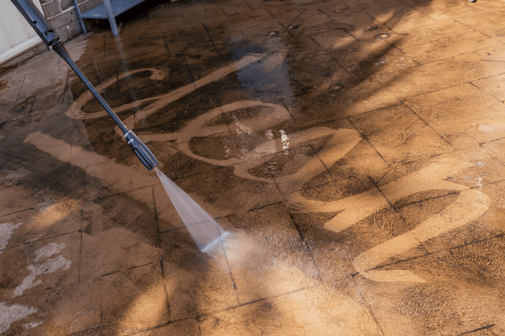 pressure washing